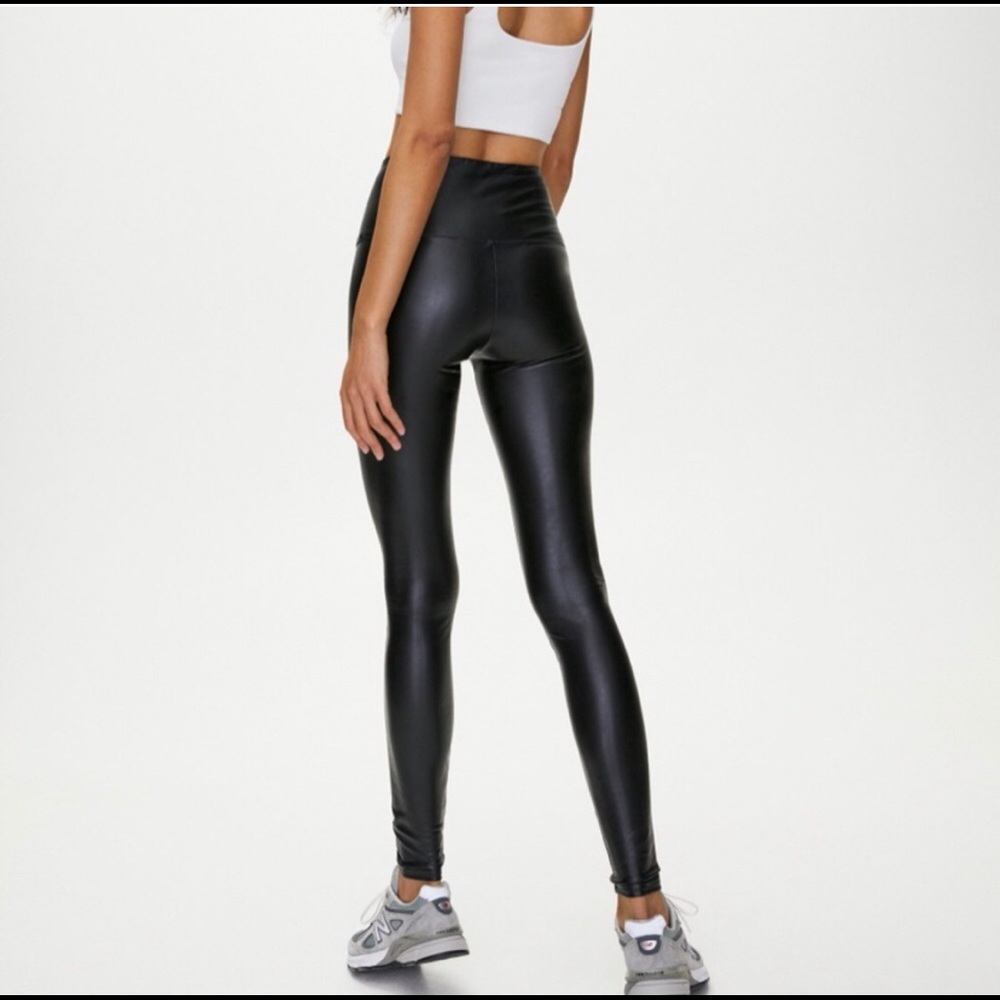 Aritzia Wilfred Free Daria Leather pant XS